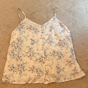 Old Navy Cream Floral Camisole